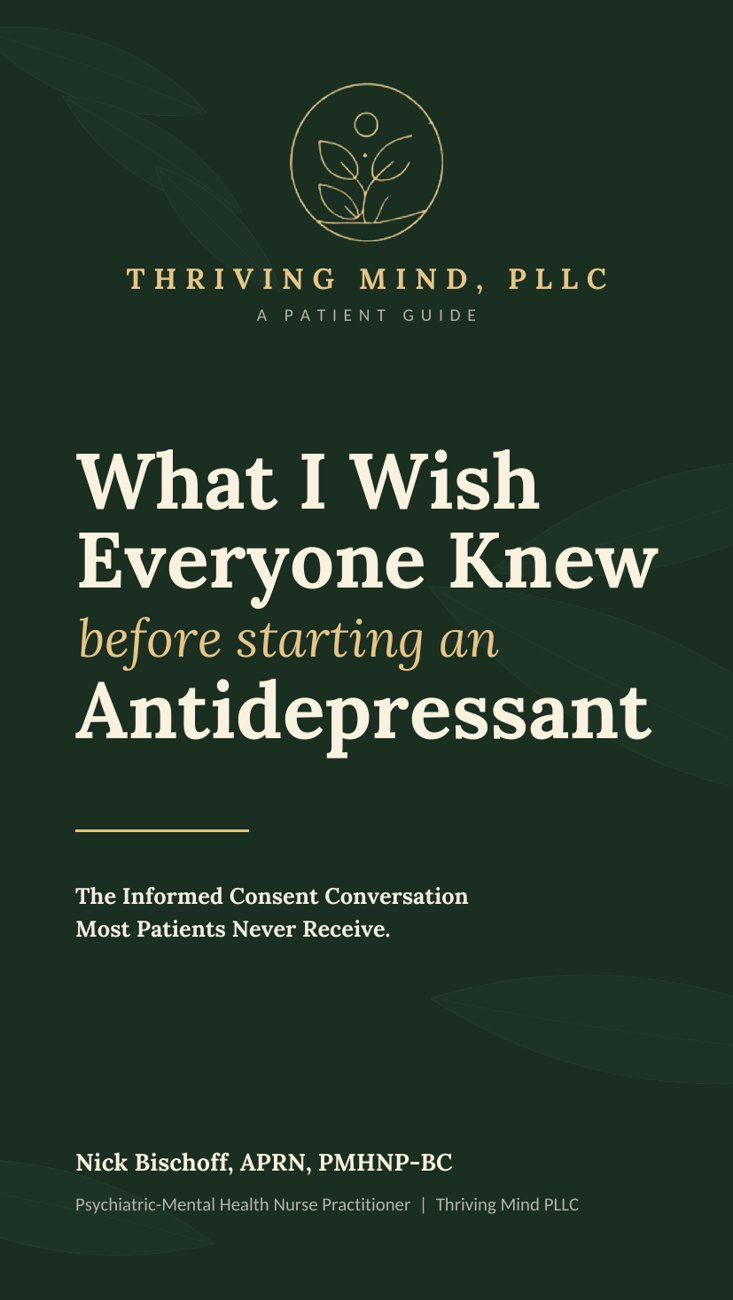 Cover of What I Wish Everyone Knew Before Starting an Antidepressant